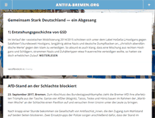 Tablet Screenshot of antifa-bremen.org